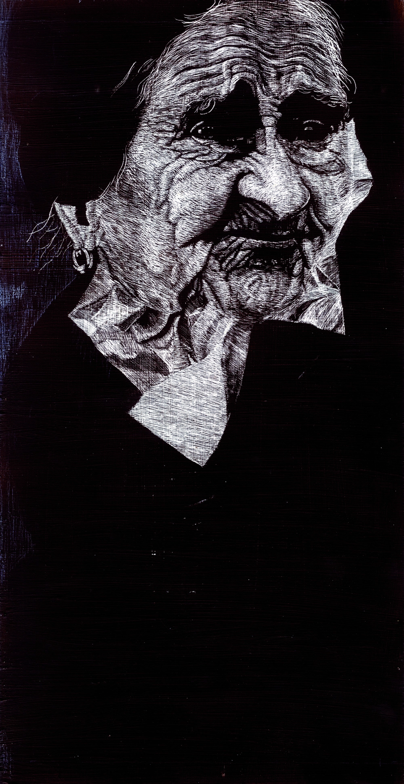Fernando Pessoa, Kniha neklidu, ilustrace zmačkané babičky.